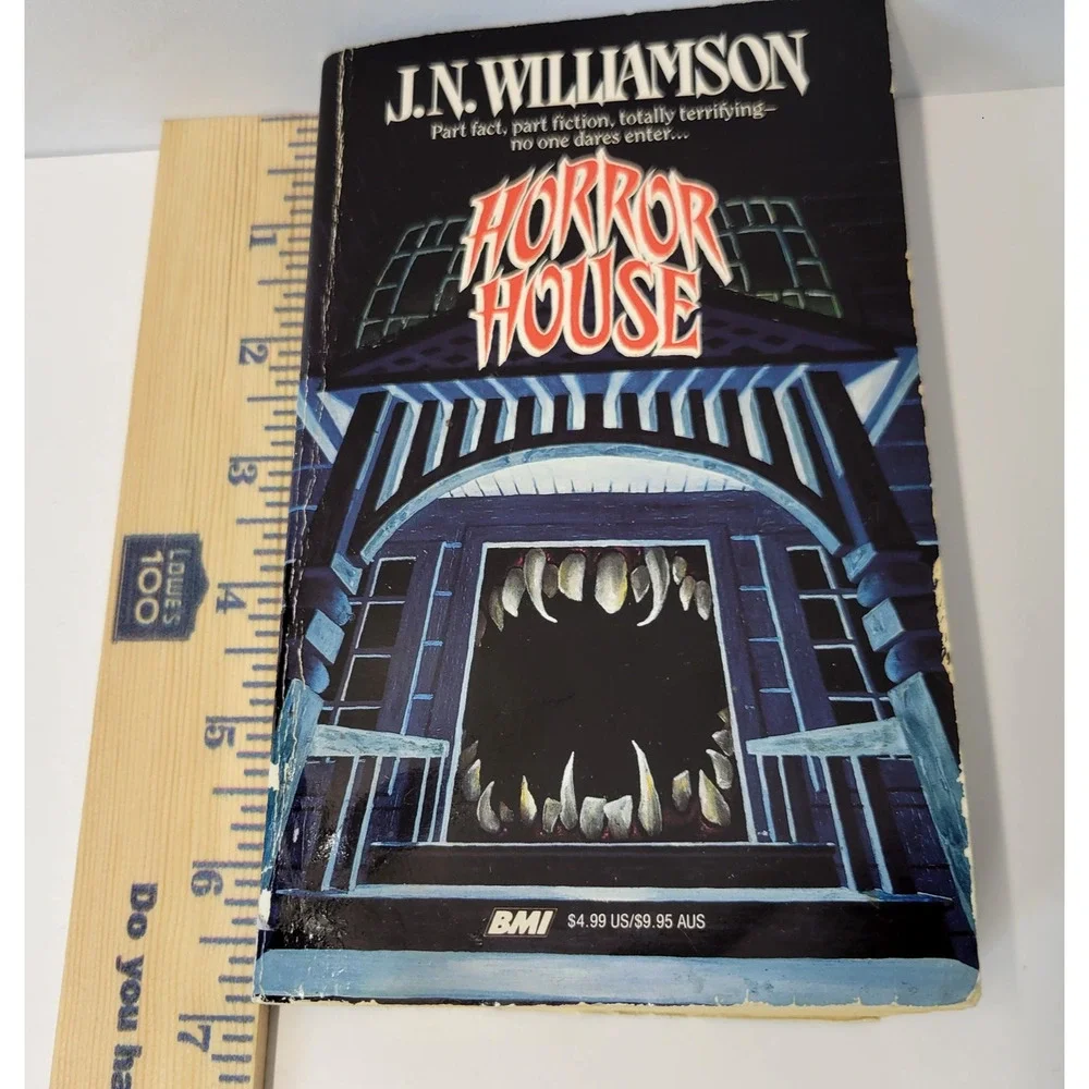 Vintage 1981 Horror House J N Williamson BMI Paperback Book Haunted Novel‎